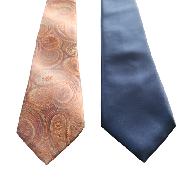 Architect Other - Architect Zipper Ties Rose Gold paisley and Blue